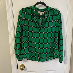 Green Michael Kors Long Sleeve